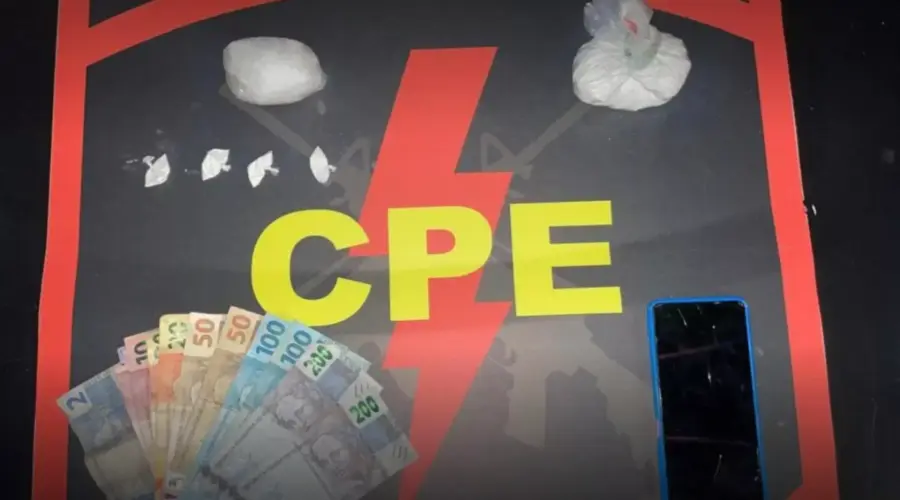 CPE Goianésia e PC Barro Alto prendem suspeito de tráfico