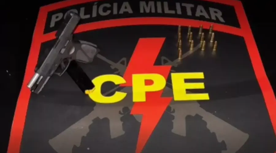 CPE Goianésia prende homem com pistola de uso restrito
