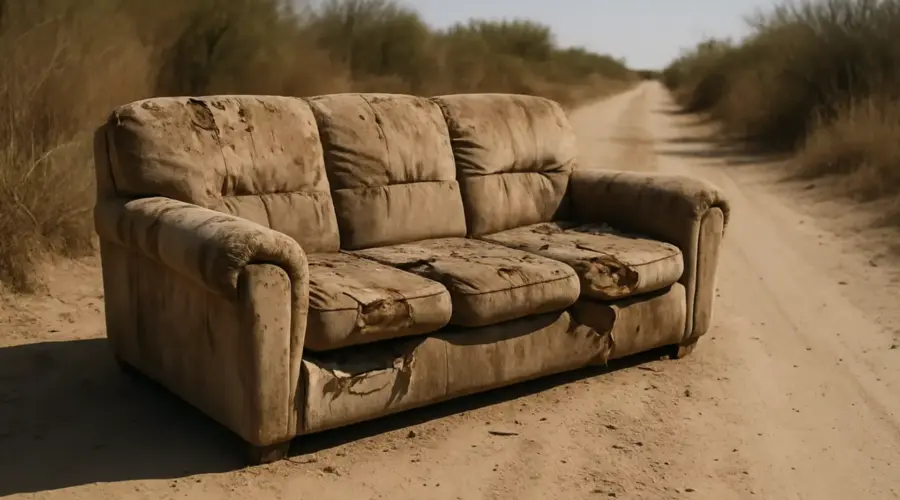 Pontos de descarte correto de lixo, móveis velhos e eletrônicos