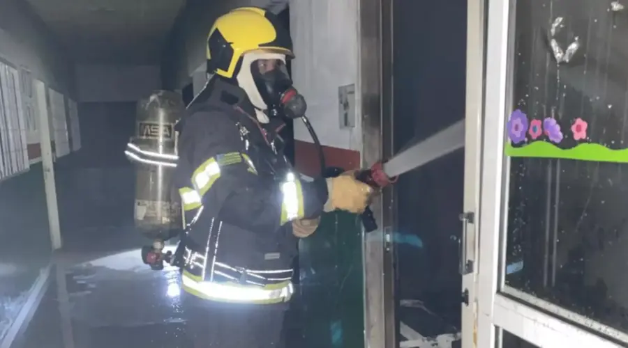 Incêndio atinge escola Luiz de Oliveira no oeste de Goianésia