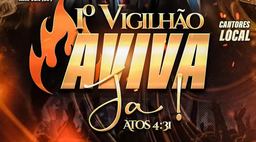 1º Vigilhão “Aviva Já” acontece neste sábado em Goianésia