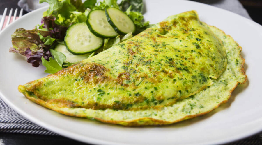 7 receitas saborosas de omelete vegana