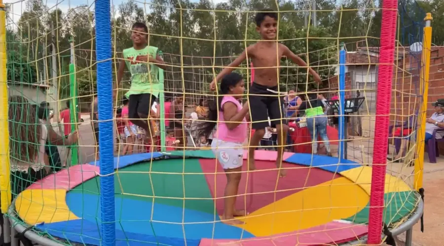 Comemoração do Dia das Crianças no Jardim do Cerrado
