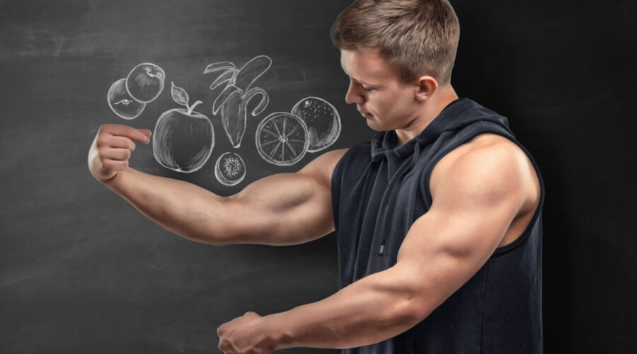 Veja como a alimentação ajuda na construção dos músculos