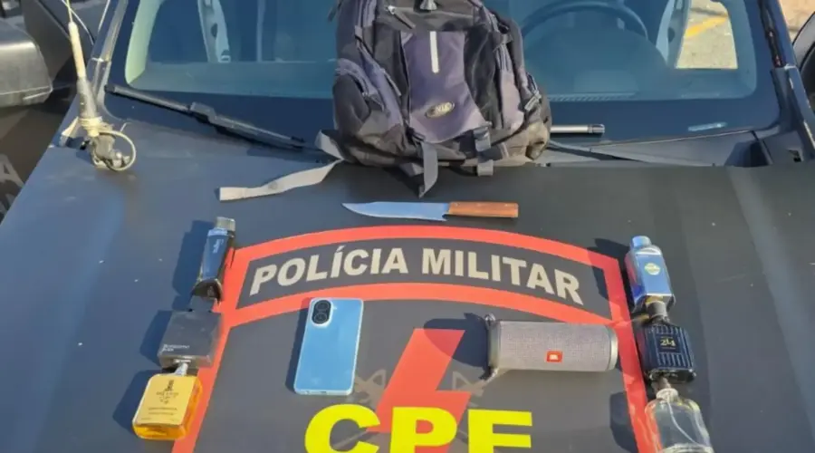 CPE prende autor e recupera produtos furtados em residência de Goianésia