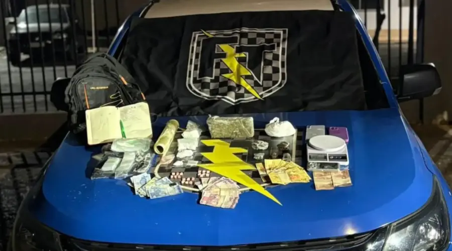 Dois sãopresos pela Força Tática por tráfico e associação