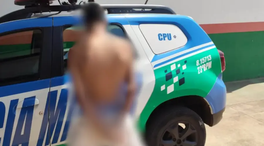 Homem é preso por agredir mulher no Residencial Hermínio Lopes