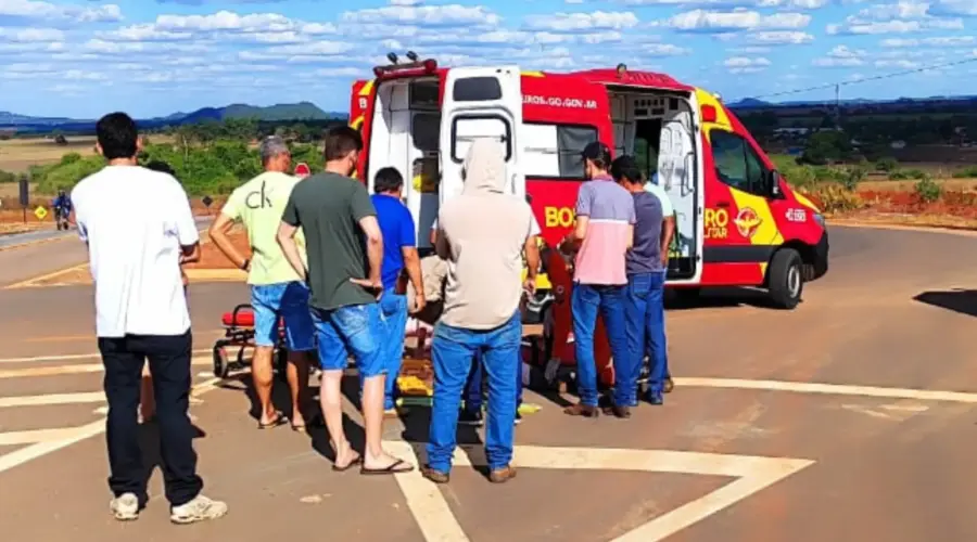 Motociclista fica gravemente ferido ao se envolver em acidente entre Cirilândia e Santa Isabel