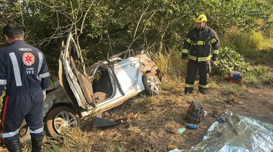 Mulher morre em acidente de trânsito na GO-080, saída para Jaraguá