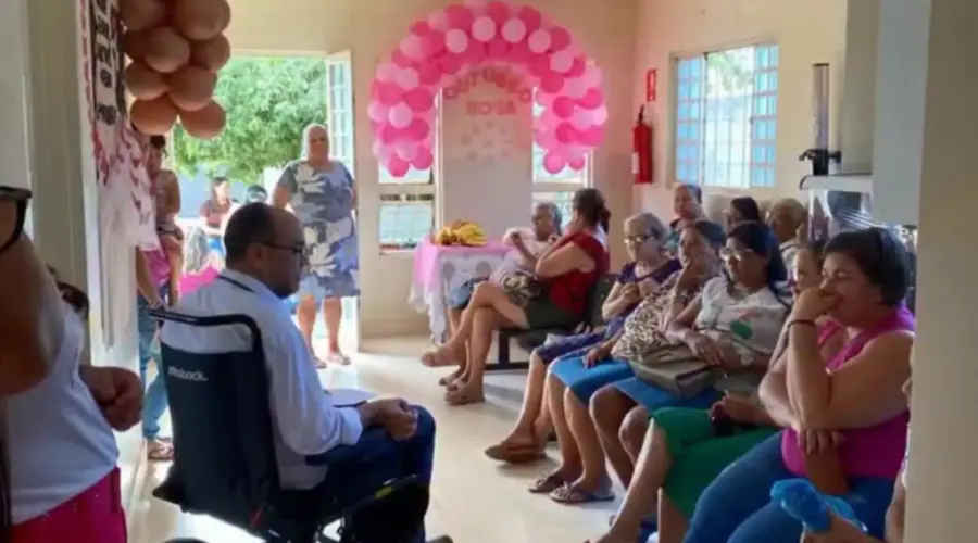 Palestra ‘Outubro Rosa’ na UBS Geraldo Gomes sobre prevenção e saúde