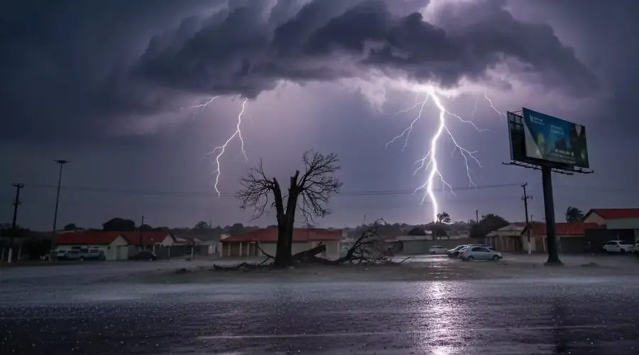 Alerta Amarelo: INMET emite aviso de tempestade severa e granizo para a região de Goianésia