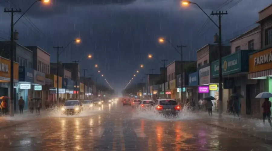 Alerta de chuvas intensas para Goianésia