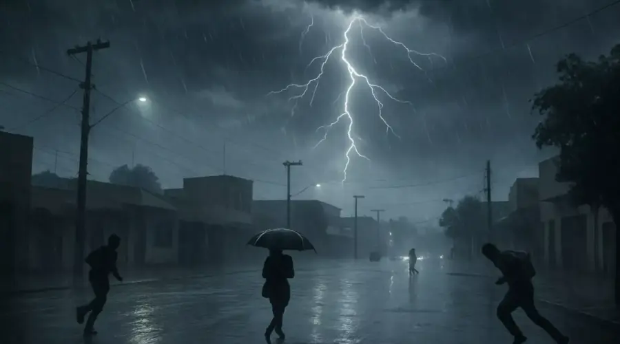 Comando dos Bombeiros de Goianésia alerta sobre risco de tempestades em Goiás e orienta população