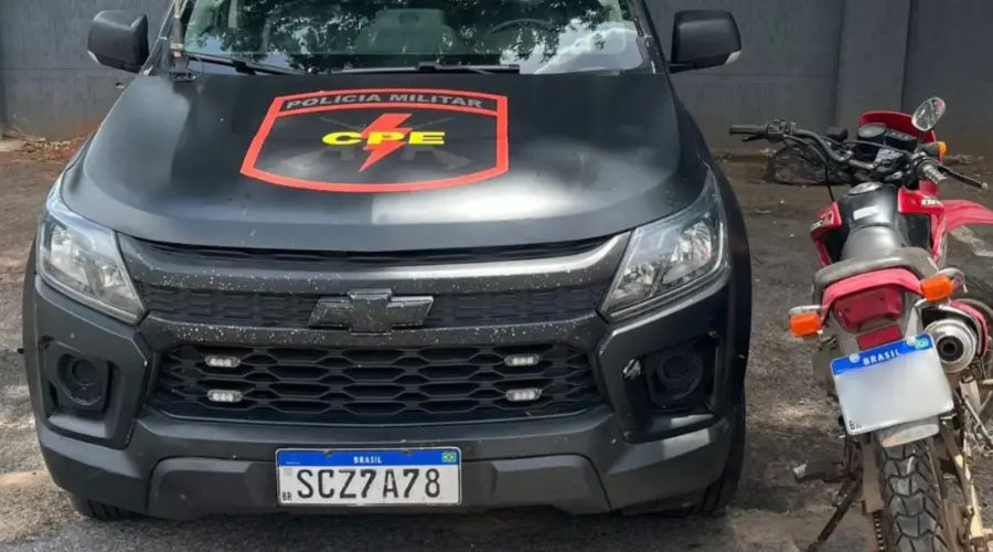 CPE Goianésia localiza motocicleta furtada