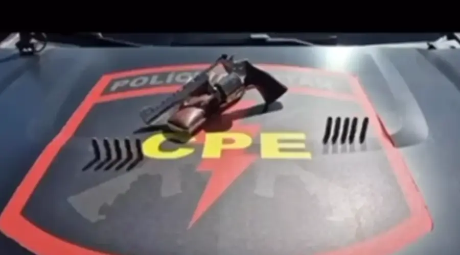 CPE Goianésia prende homem e apreende arma de fogo após ameaça em briga de vizinhos