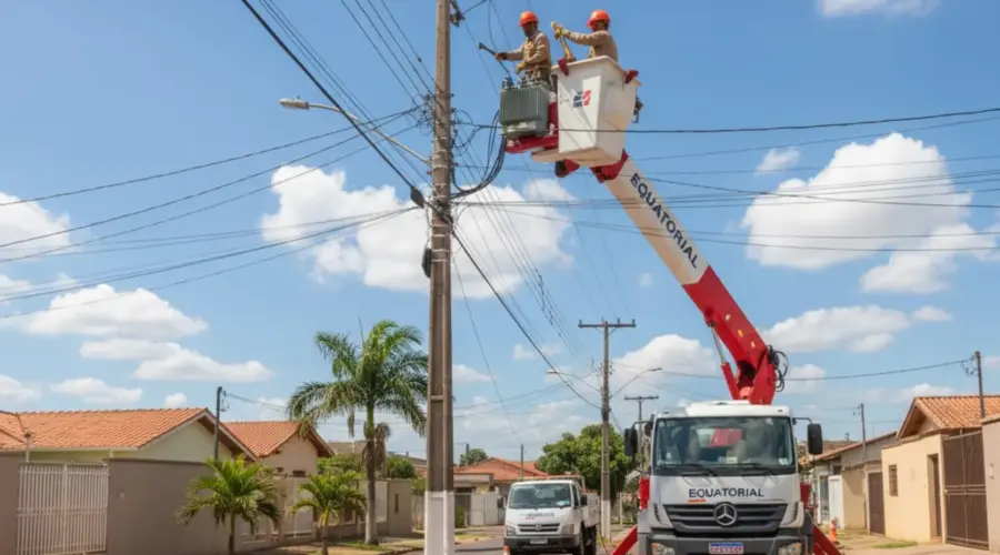 Equatorial fará manutenção na rede elétrica nesta terça em Goianésia; confira os locais