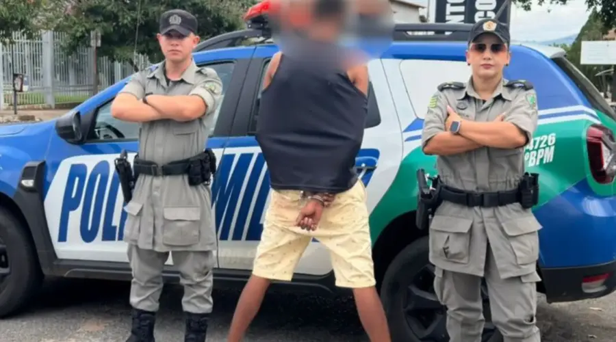 Homem preso em Goianésia por violência doméstica