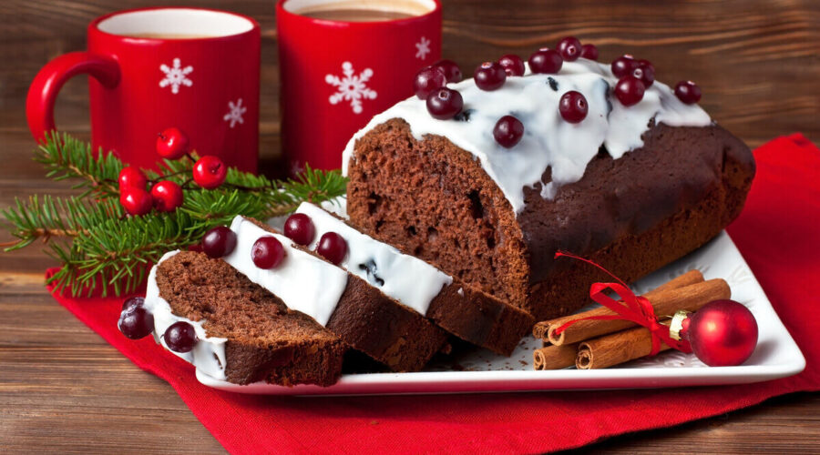 8 receitas especiais de bolo para o Natal