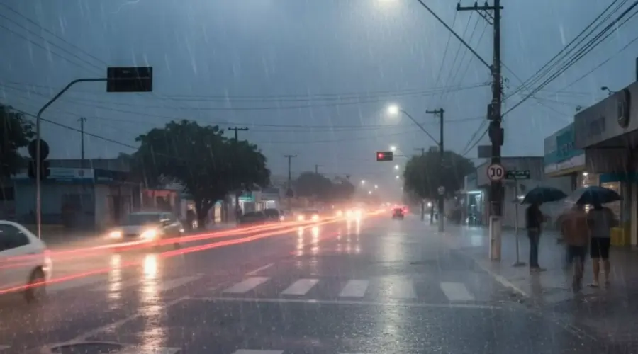 INMET emite alerta de chuvas intensas em Goianésia