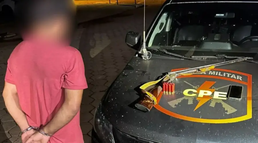 Foragido é recapturado pela CPE Goianésia e arma é apreendida