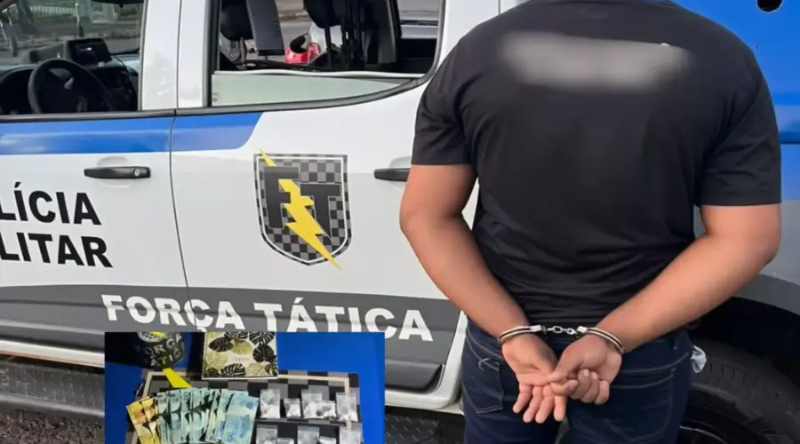 Força Tática prende homem por tráfico em Goianésia