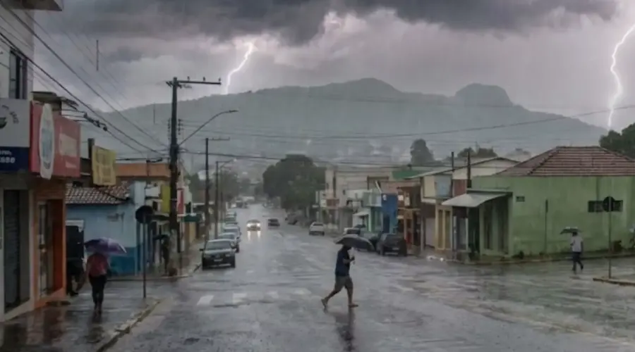 INMET emite alerta de chuvas intensas para a região de Goianésia