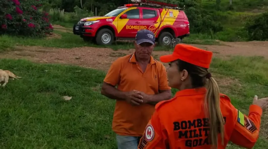 Bombeiros iniciam buscas por homem de 27 anos em Vila Propício