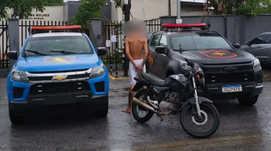 PM recupera moto furtada e prende suspeito em Goianésia