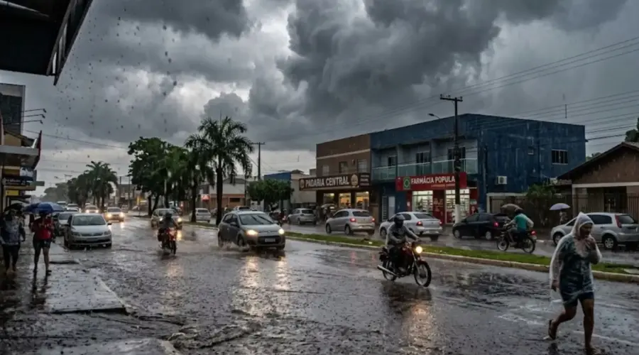 Alerta de chuvas intensas em Goianésia