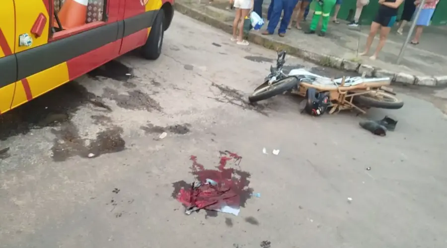 Motociclista fica ferido em grave acidente em Goianésia