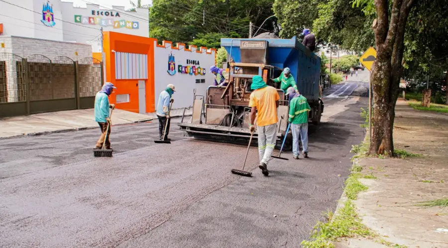 Recapeamento de 1 milhão de metros quadrados em Goianésia é antecipado com estiagem