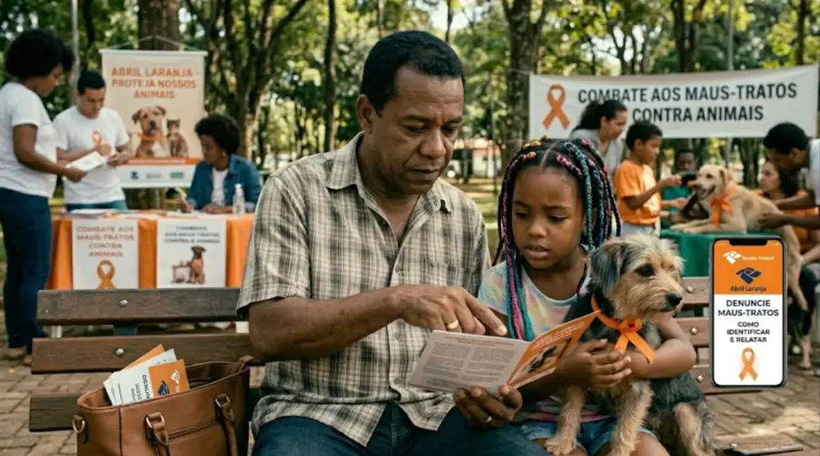 Abril Laranja alerta contra maus-tratos animais