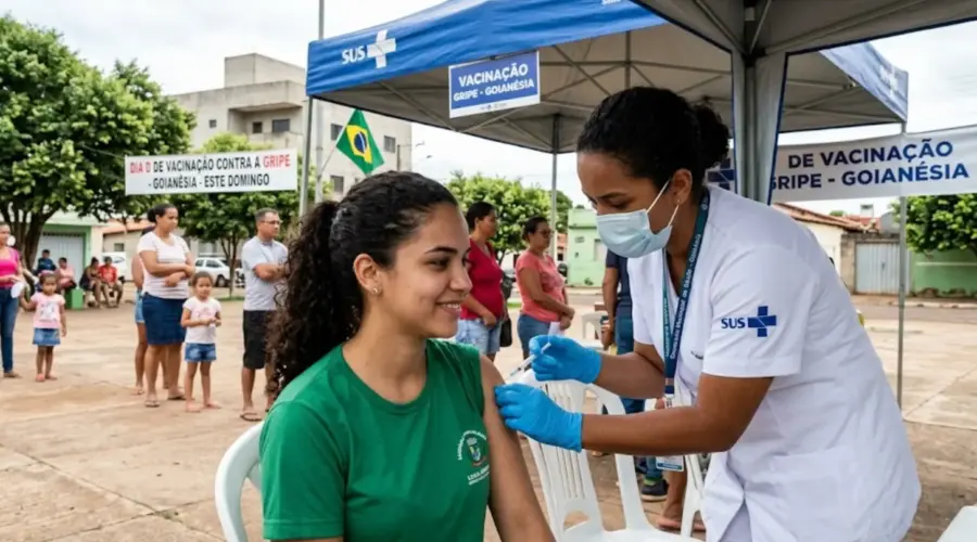 Goianésia realiza Dia D de vacinação contra a gripe neste domingo