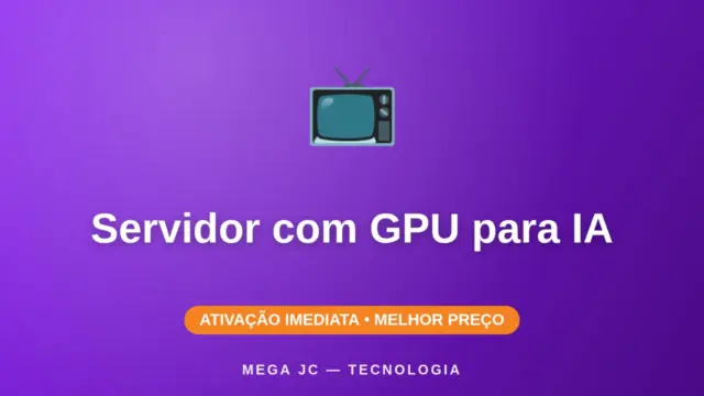Servidor com GPU para IA