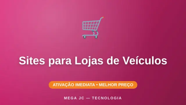 Sites para Lojas de Veículos