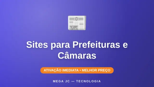 Sites para Prefeituras e Câmaras